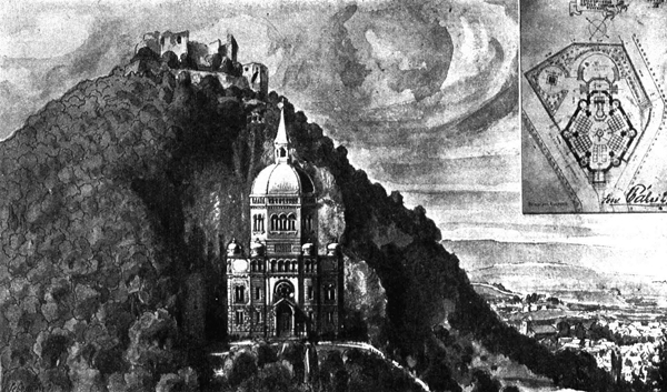 Pákei Lajos tervrajza – a dévai vároldalba megálmodott unitárius templom